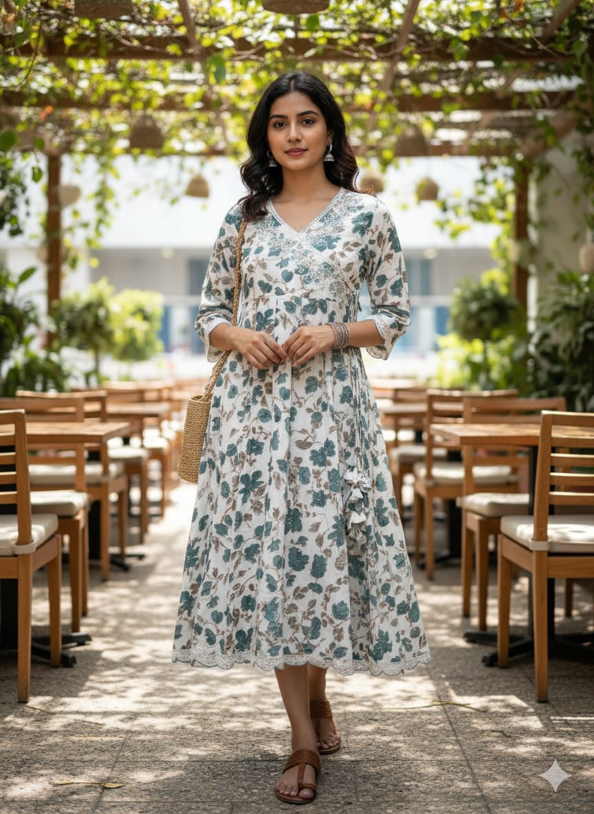 Women Printed Single  Kurta 11001