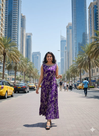 Flair Kurti Sleeve Less 10772