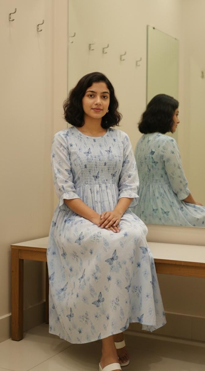 Feeding Top Sky Blue With Zip