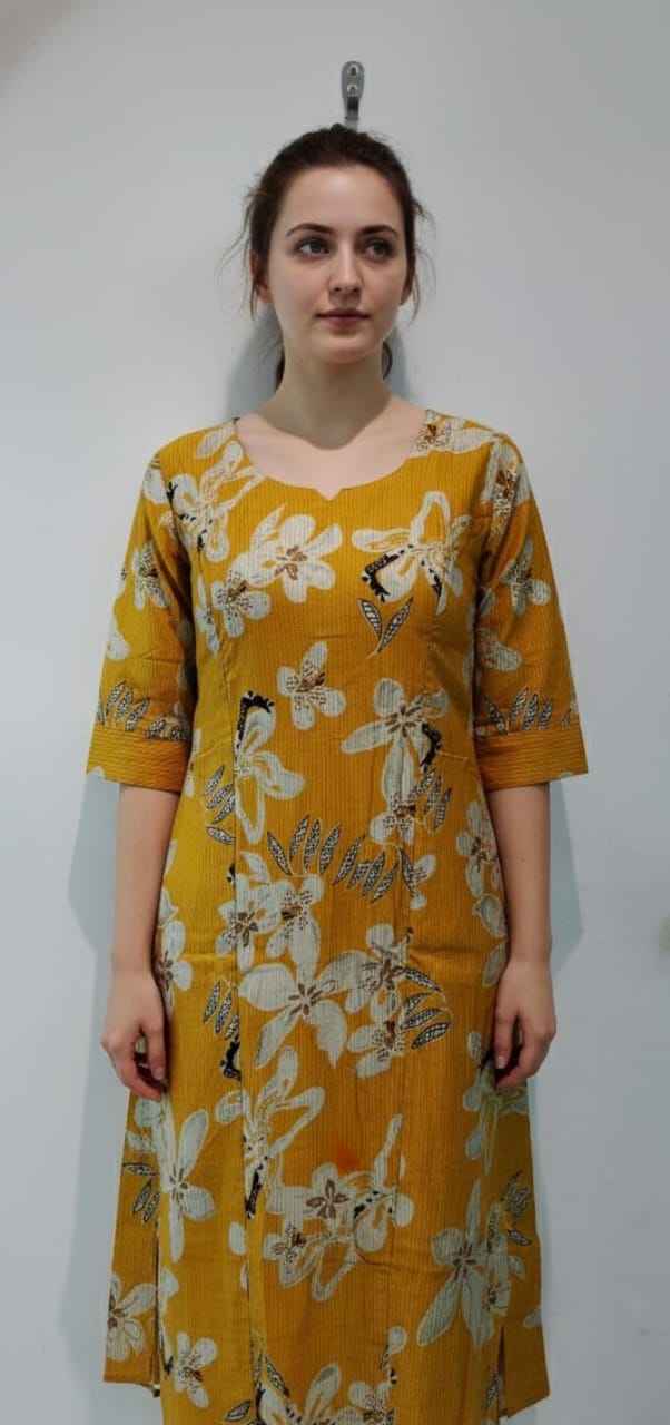 Feeding Top Yellow Printed 0069