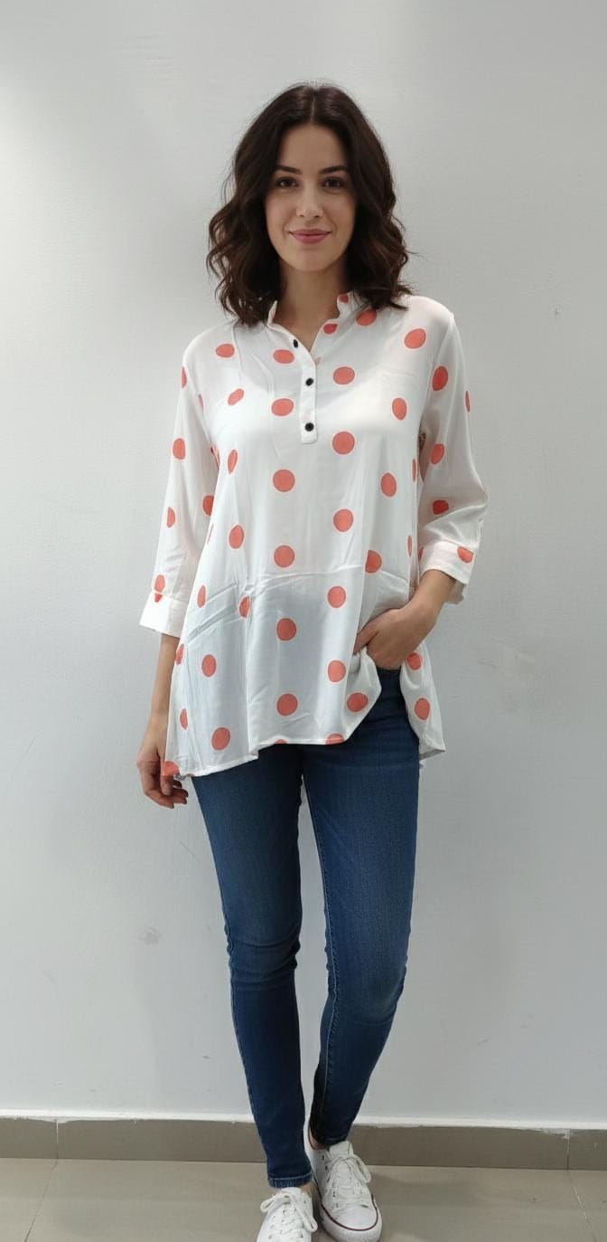 Short Top Printed Work