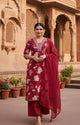 Salwar Set Maroon  0032