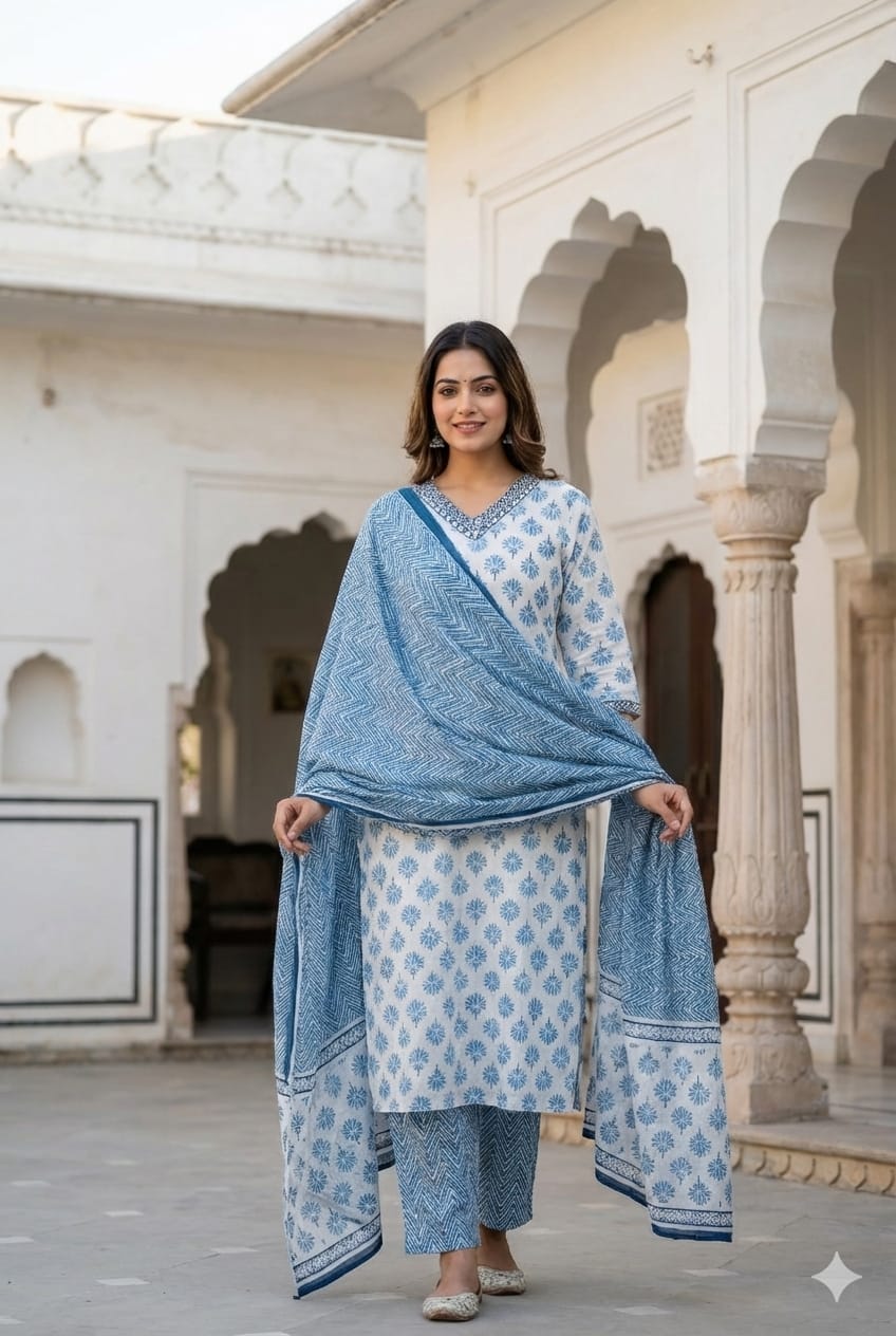 Salwar Set White