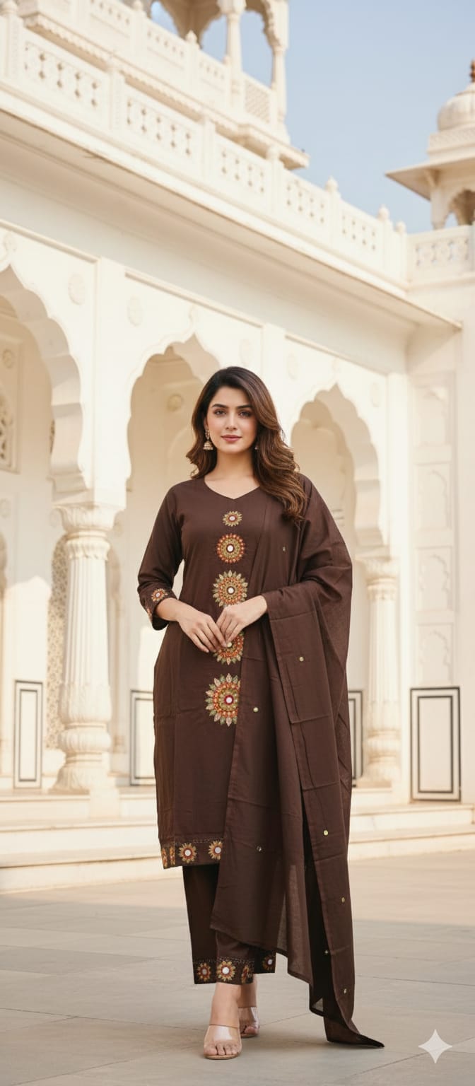 Mirror Work Salwar Set