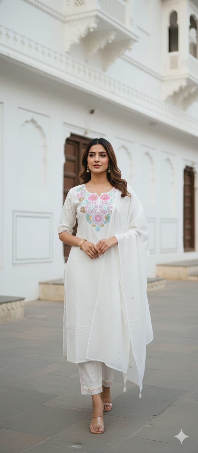 Salwar Set Flower