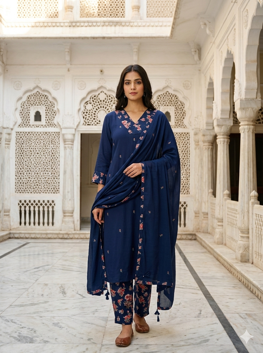 SALWAR Set  Blue Colour 1289