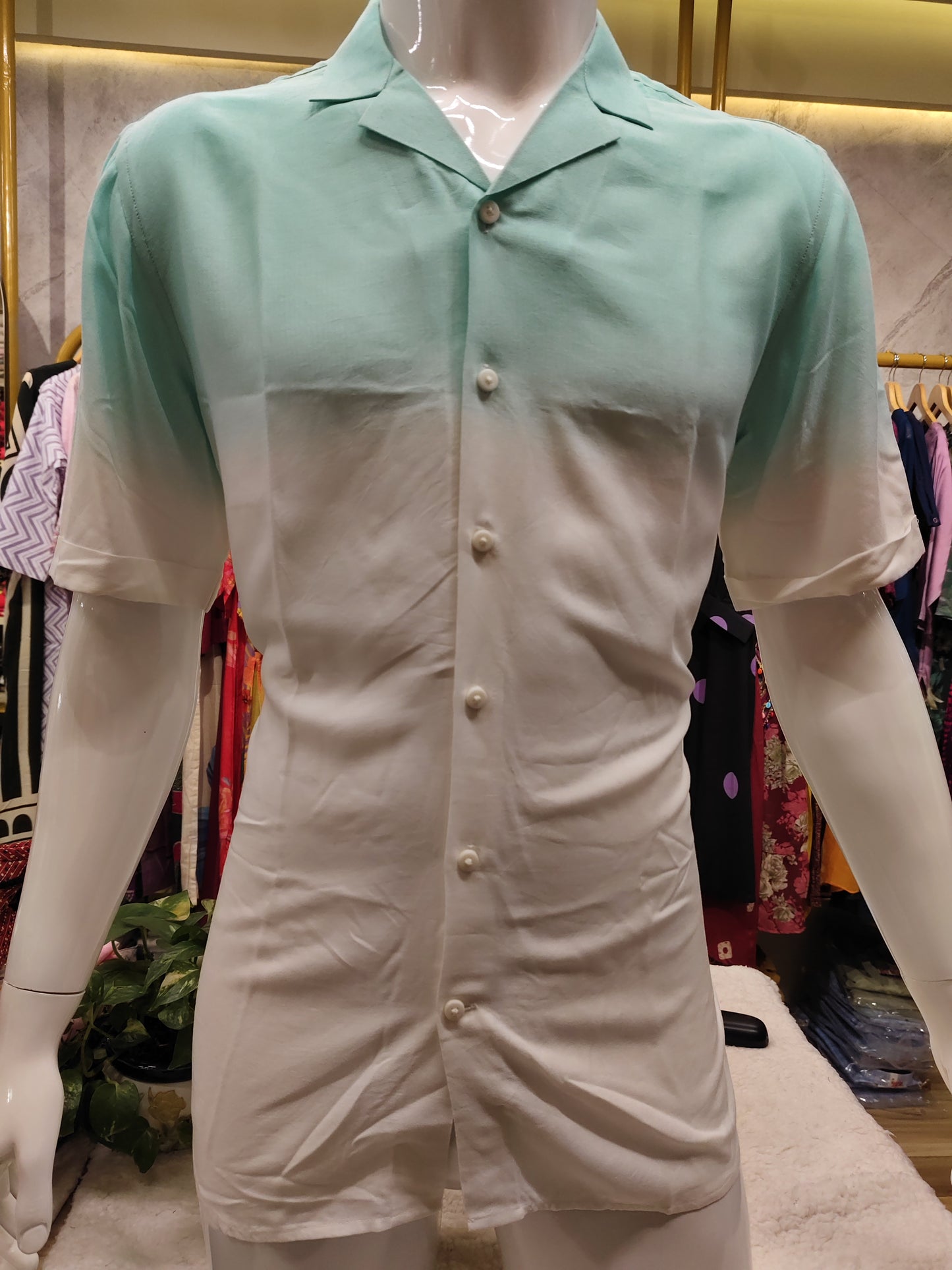 Linen  Half Sleeve Shirt