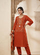 Co Ord Set Orange 8085