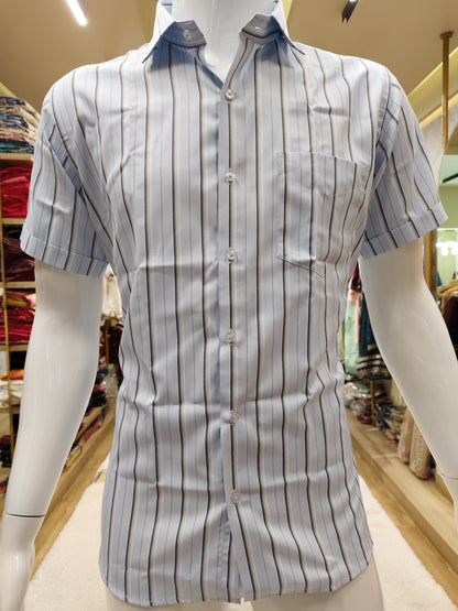 Men's wear check pattern half sleeve with premium quality shirt.