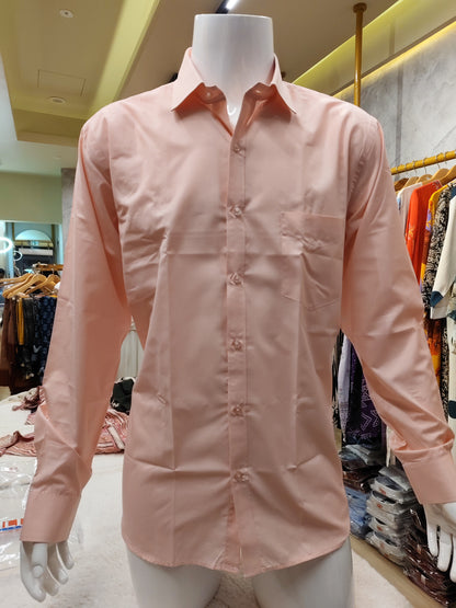 Men's wear linen cotton half sleeve premium quality shirt.