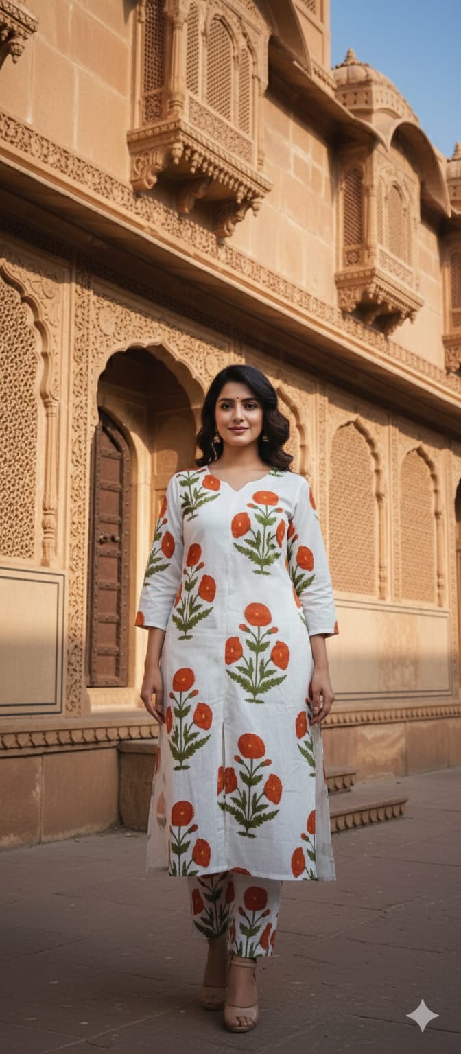 Co Ord Set Flower Printed