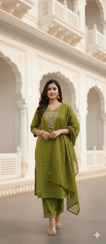 Salwar Set Purple